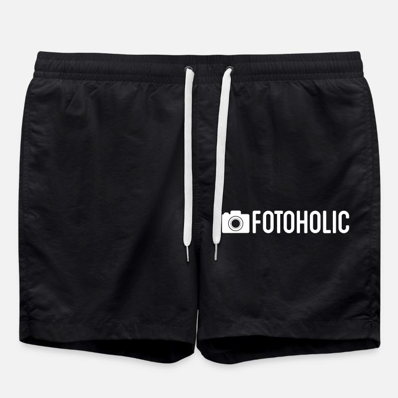 Fotoholic - Badeshorts - Schwarz