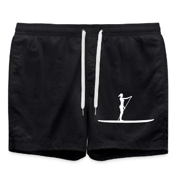 Stand Up Paddling - Swim Trunks - black - Front - AI Model Male 185 light (185cm)