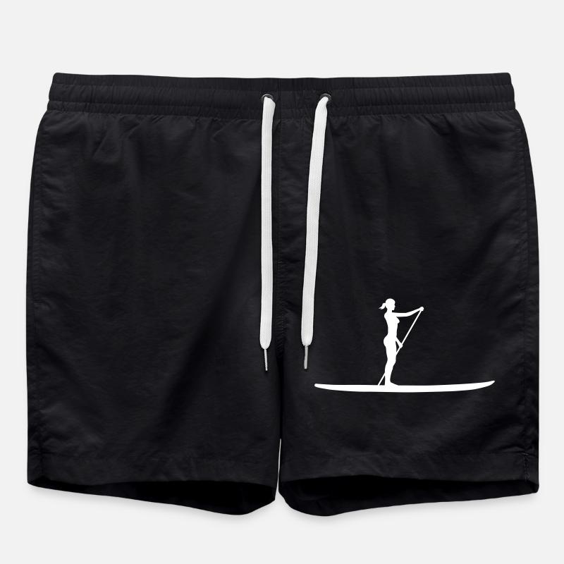 Stand Up Paddling - Swim Trunks - black