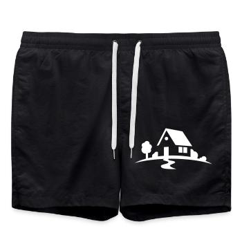 maison - Short de bain - noir - Devant - AI Model Male 185 light (185cm)