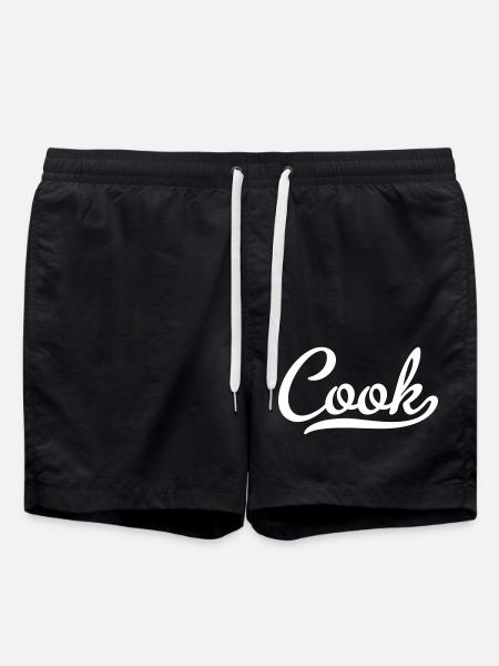 cuisinier - Short de bain - noir