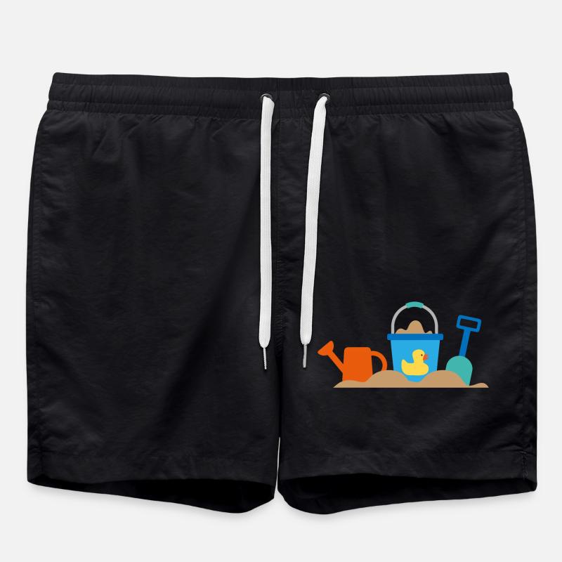 plage - Short de bain - noir