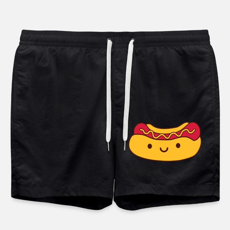 Suesser Hot Dog - Badeshorts - Schwarz