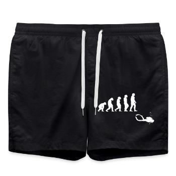 Evolution Tauchen mit Gerät - Badeshorts - Schwarz - Vorne - AI Model Male 185 light (185cm)