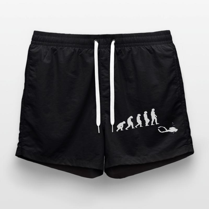 Evolution diving with a device Swim Trunks
