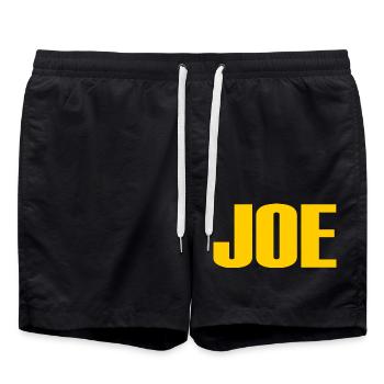 Joe - Swim Trunks - black - Front - AI Model Male 185 light (185cm)