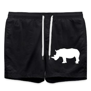 Rhino - Short de bain - noir - Devant - AI Model Male 185 light (185cm)
