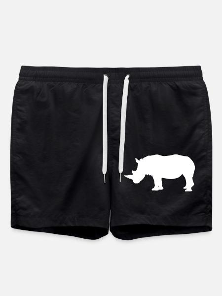 Nashorn - Badeshorts - Schwarz