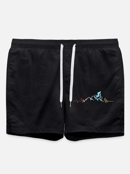 MTB Retro Heartbeat - Swim Trunks - black