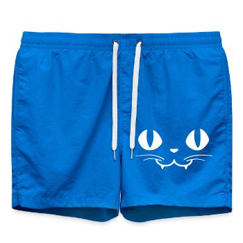 Chat - Helloween- Vampire - Short de bain - cobalt blue - Devant