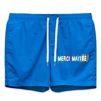 MERCI. MERCI MAÎTRE. CADEAU MAÎTRE. VACANCES. ÉTÉ. - Short de bain - cobalt blue - Devant