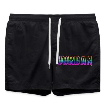 jordan rs arc-en-ciel - Short de bain - noir - Devant - AI Model Male 185 light (185cm)