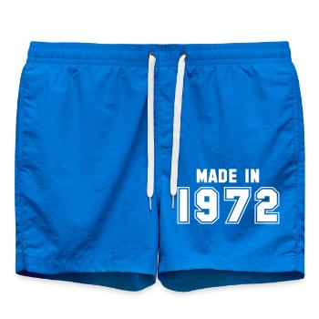 1972 - Swim Trunks - cobalt blue - Front