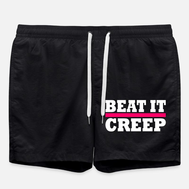 Beat it creep - Badeshorts - Schwarz
