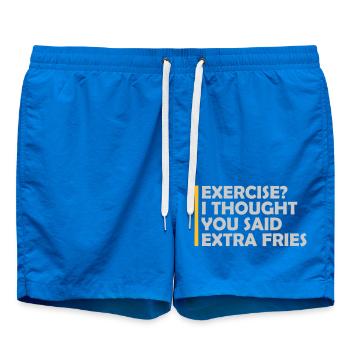 Exercice Extra Fries Citation - Short de bain - cobalt blue - Devant