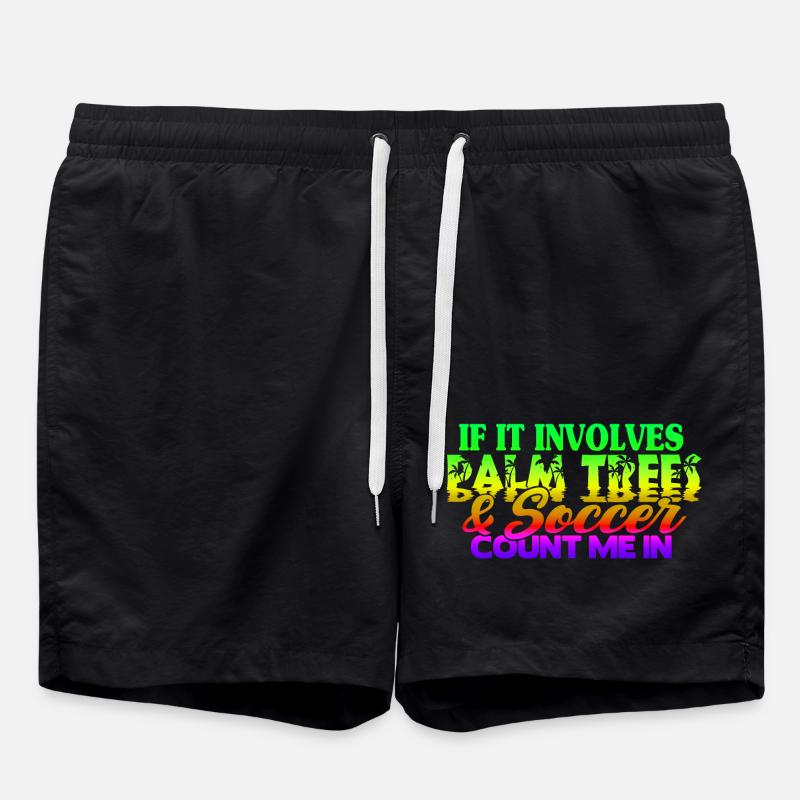 Dictons de football de plage - Short de bain - noir