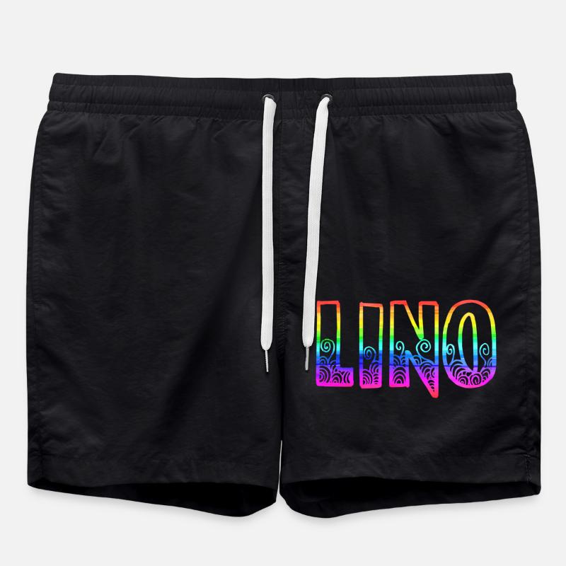 lino rs arc-en-ciel - Short de bain - noir