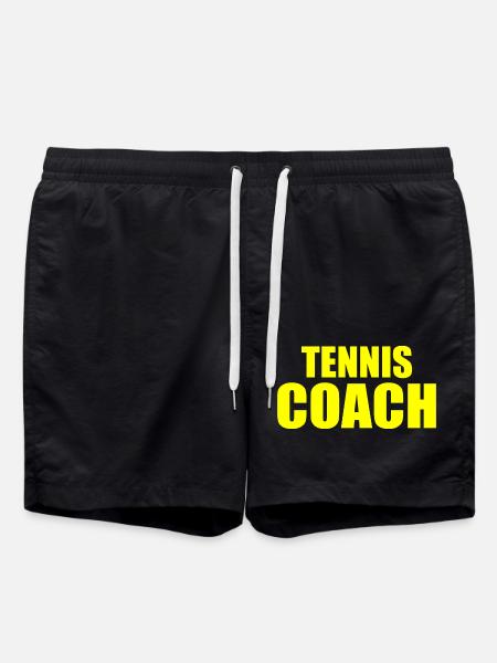 Tennis coach - Swim Trunks - black