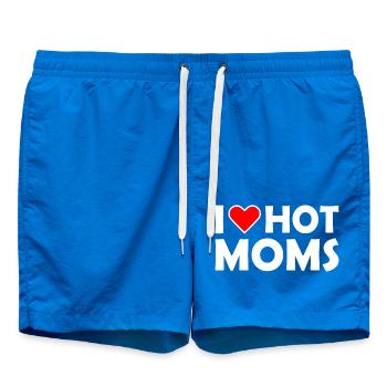 I love hot moms - Badeshorts - Cobalt blue - Vorne