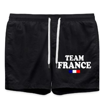 France - Short de bain - noir - Devant - AI Model Male 185 light (185cm)