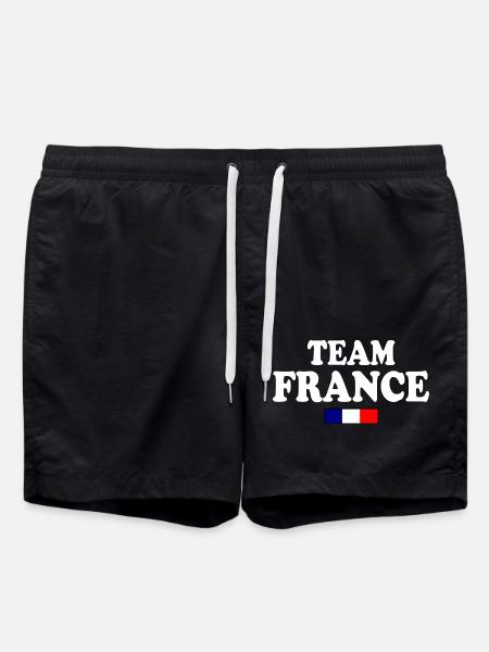 Frankreich - Badeshorts - Schwarz