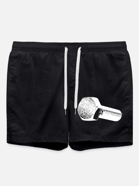 Werkstattschrauber Schrauber Papa Schraube - Badeshorts - Schwarz