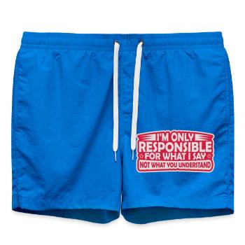 ce que je dis citation - Short de bain - cobalt blue - Devant