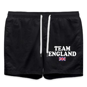angleterre - Short de bain - noir - Devant - AI Model Male 185 light (185cm)