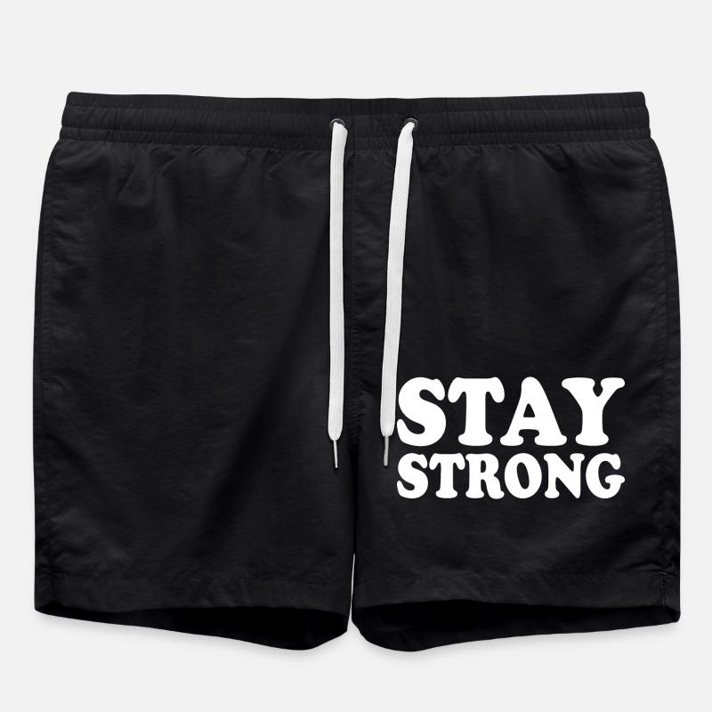 Stay strong - Short de bain - noir