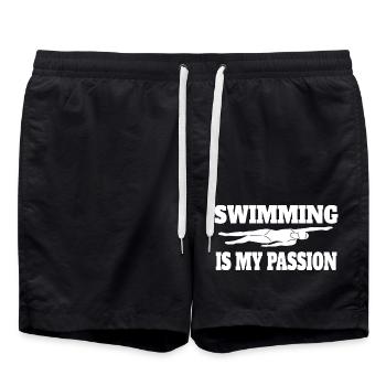 Nageur Natation Mrs. Swimmers Swimming Club - Short de bain - noir - Devant - AI Model Male 185 light (185cm)