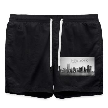 New York 1998 - Short de bain - noir - Devant - AI Model Male 185 light (185cm)