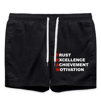 Teamwork - Swim Trunks - black - Front - AI Model Male 185 light (185cm)