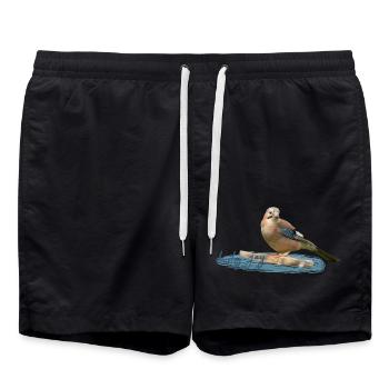 Geai - Short de bain - noir - Devant - AI Model Male 185 light (185cm)