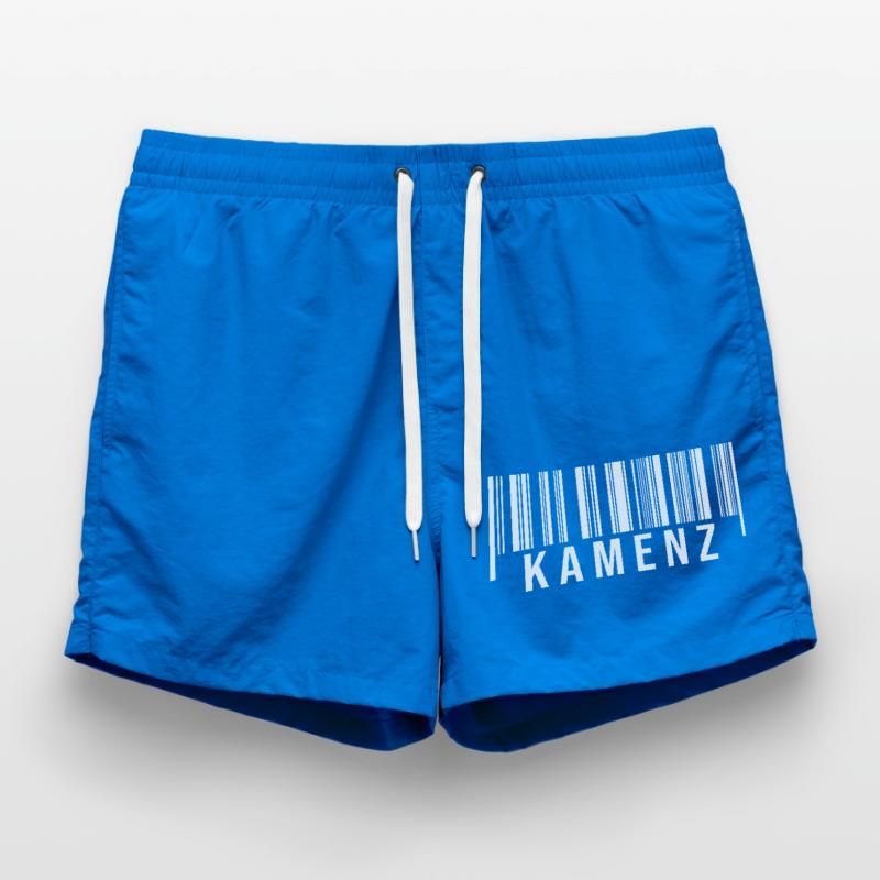 Kamenz Strichcode Badeshorts