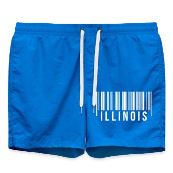 Code à barres de l’Illinois - Short de bain - cobalt blue - Devant