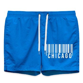 Code à barres de Chicago1 - Short de bain - cobalt blue - Devant