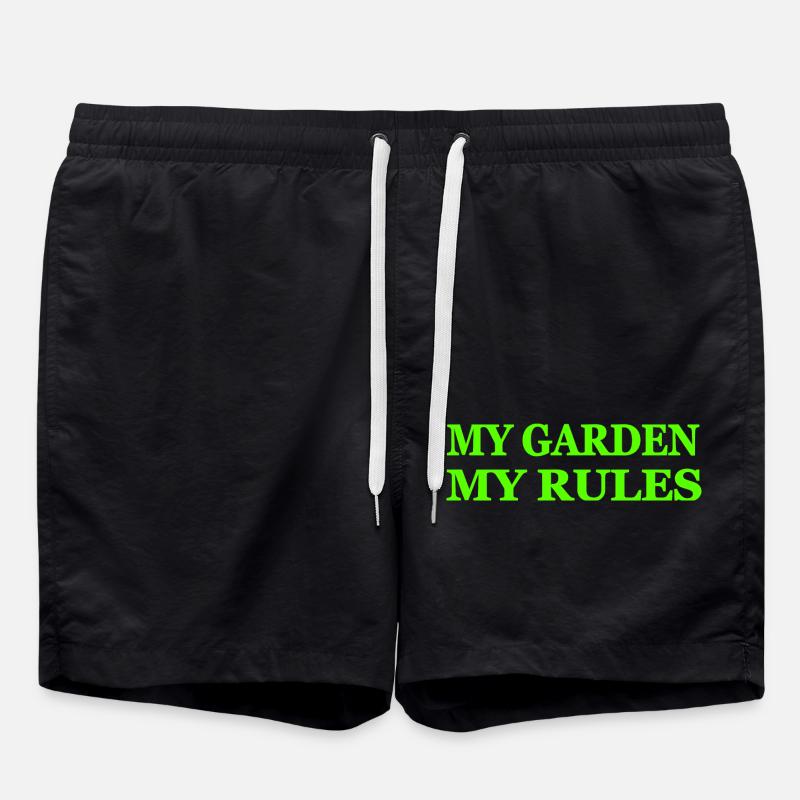 Garten - Badeshorts - Schwarz