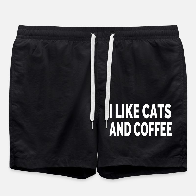 Feline - Swim Trunks - black