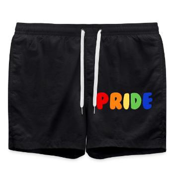 Orgueil - Short de bain - noir - Devant - AI Model Male 185 light (185cm)
