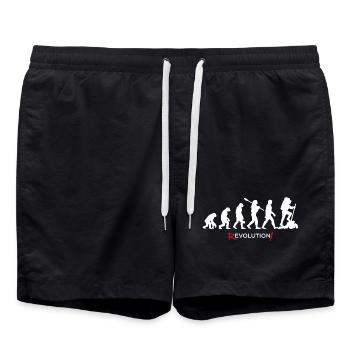 Revolution - Homme Evolution Fun Twist 27 - Short de bain - noir - Devant - AI Model Male 185 light (185cm)