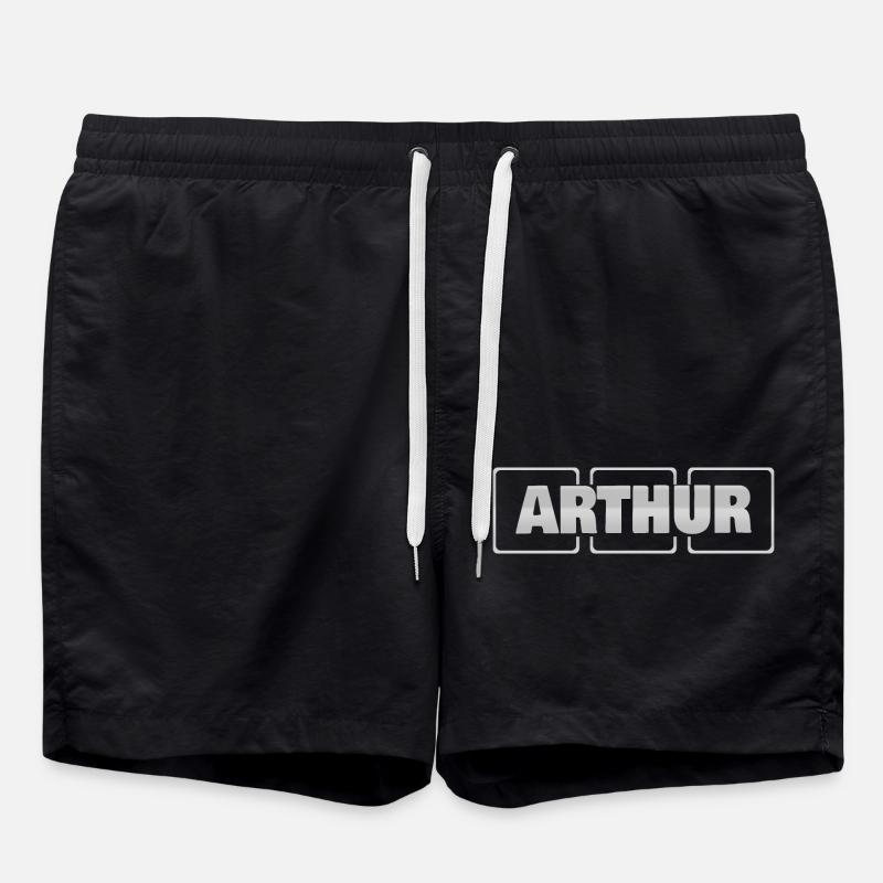 Arthur als Geschenkidee - Badeshorts - Schwarz