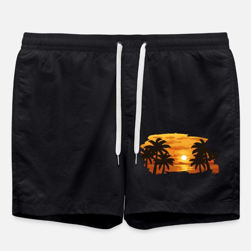 Sunset - Swim Trunks - black
