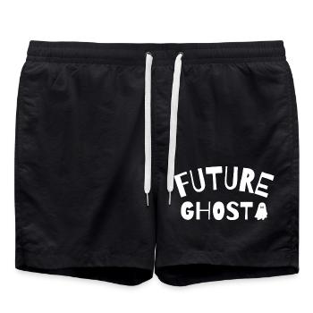 Fantôme du futur - Short de bain - noir - Devant - AI Model Male 185 light (185cm)