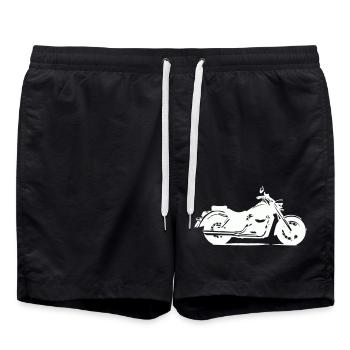 Motorcycle - Swim Trunks - black - Front - AI Model Male 185 light (185cm)