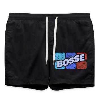 Cadeau pour les patrons - Short de bain - noir - Devant - AI Model Male 185 light (185cm)