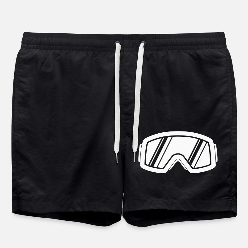 Lunettes de ski - Short de bain - noir