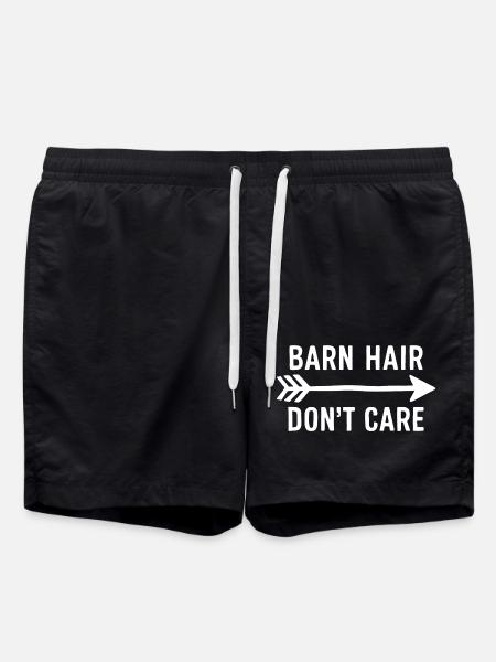 Pferdestil für echte Reitliebhaber - Badeshorts - Schwarz