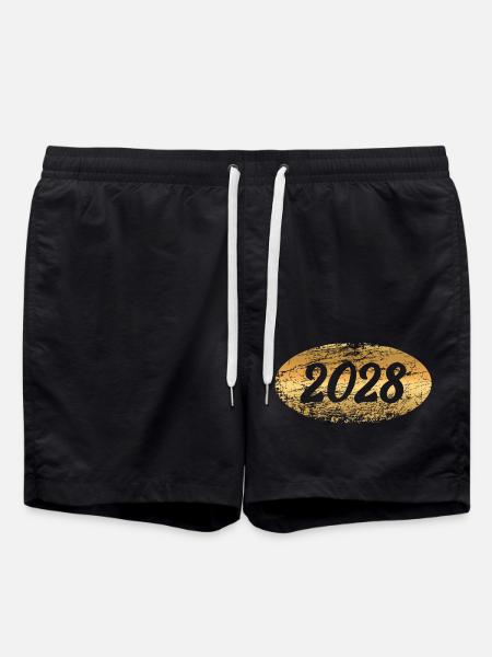 2028 - Short de bain - noir