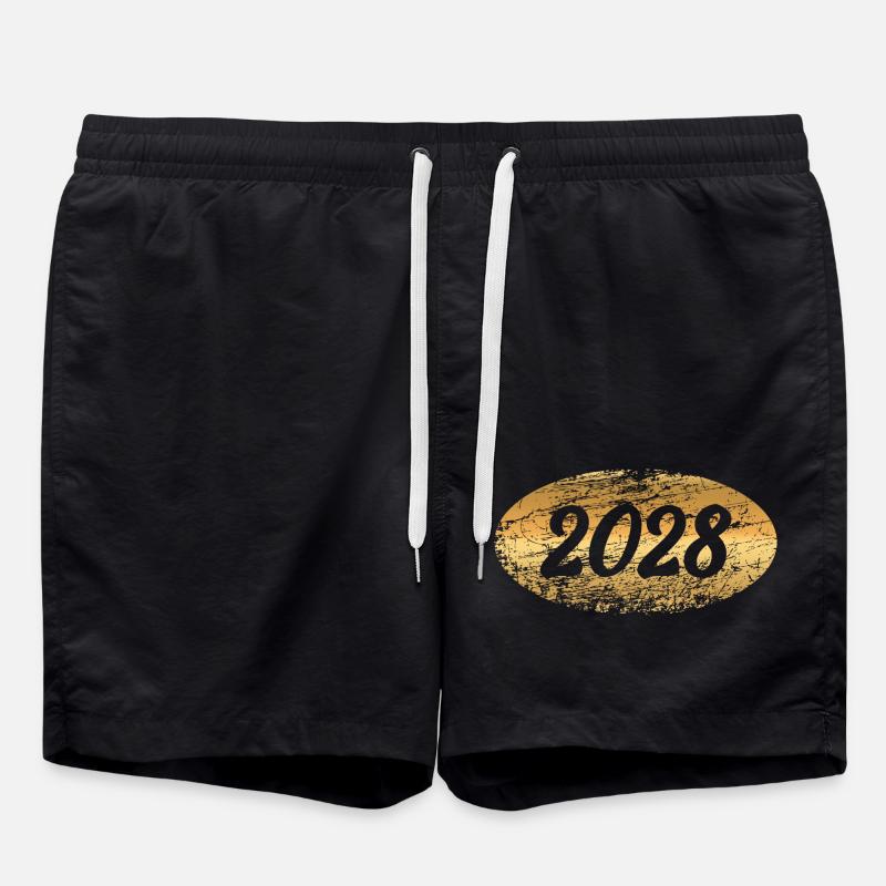 2028 - Badeshorts - Schwarz