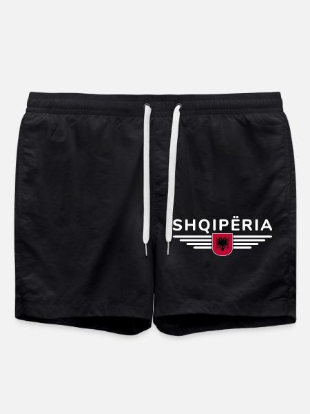 Albania Design – Pride and Style - Swim Trunks - black